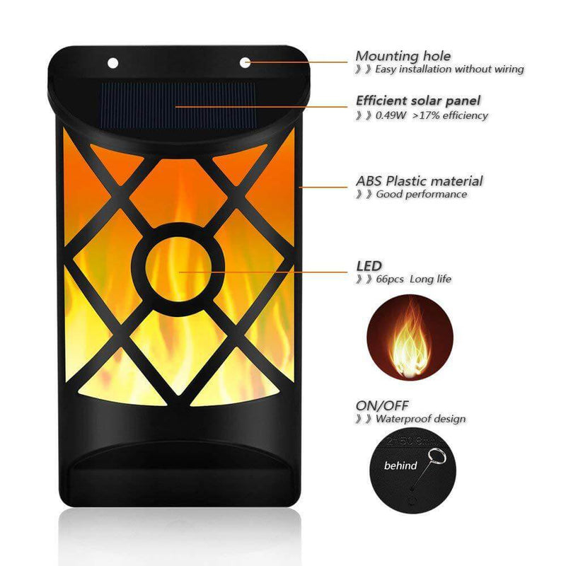 Lampe murale à détecteur LED d&