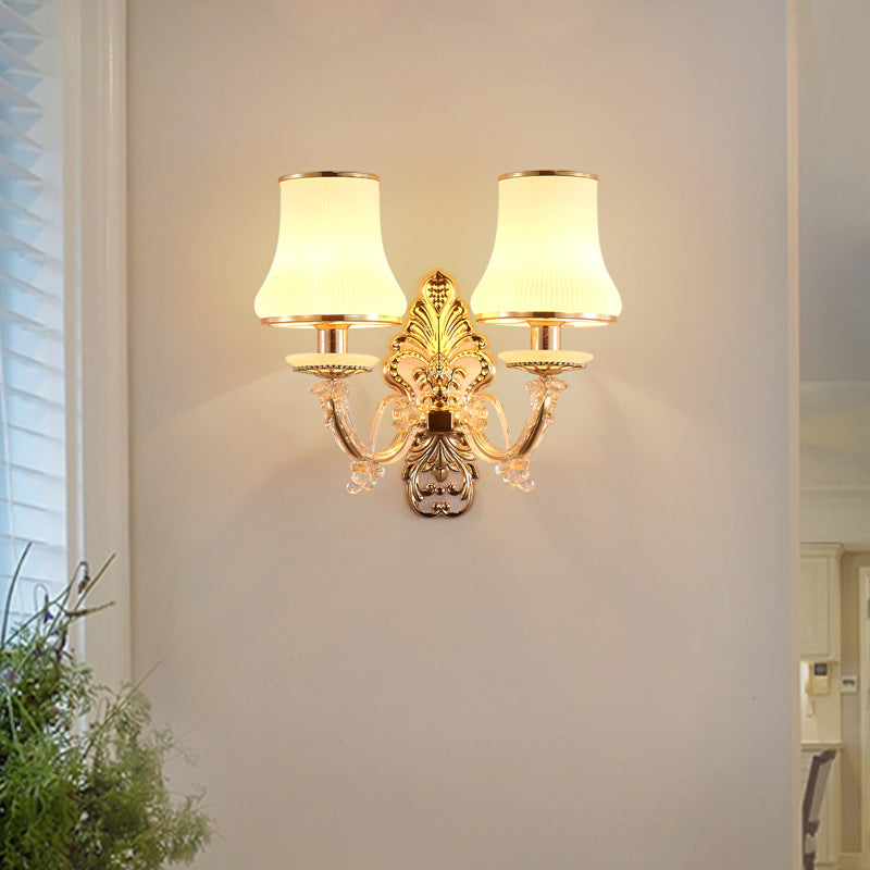 Lámpara de Aplique de Pared Minimalista Creativa Estilo Europeo 1/2 Luz 