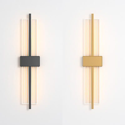 مصباح حائط LED مستطيل أكريليك فاخر وخفيف فاخر 