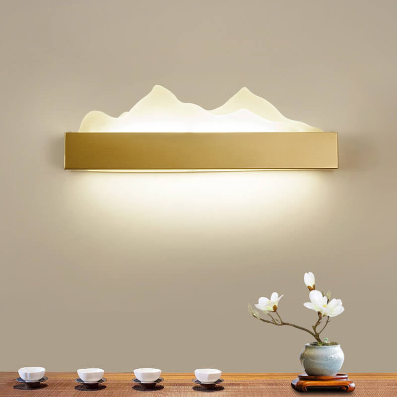 Creative Acrylic Chinese Iceberg Design LED Wall Sconce Lamp