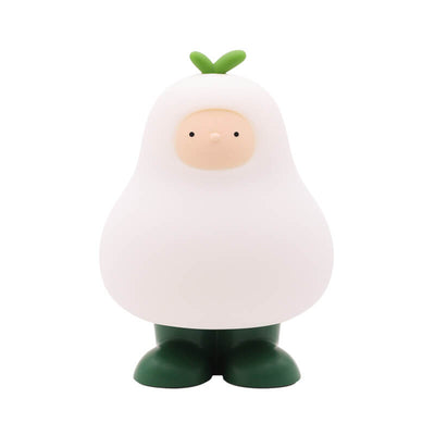 Lampe de table LED USB en silicone poire dessin animé créatif moderne 
