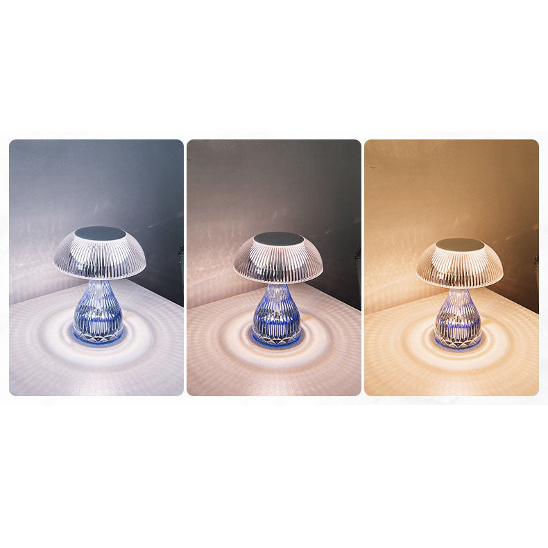 Lampe de table LED USB méduse en acrylique créatif 
