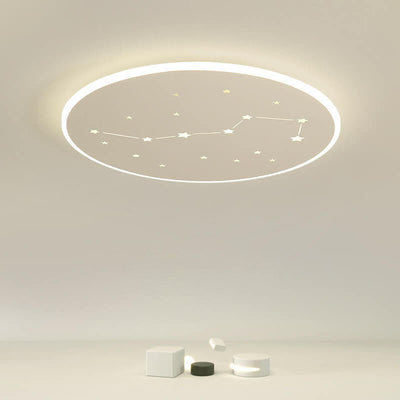 Modern Creative Dipper Round LED Flush Mount Ceiling Light