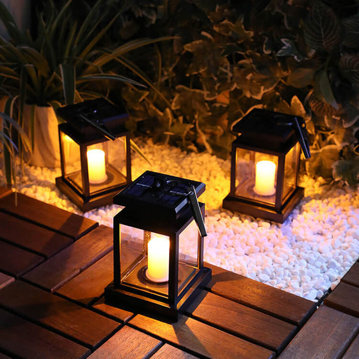Lumières LED Extérieures Étanches en ABS avec Bougie Solaire Étoile Moderne 