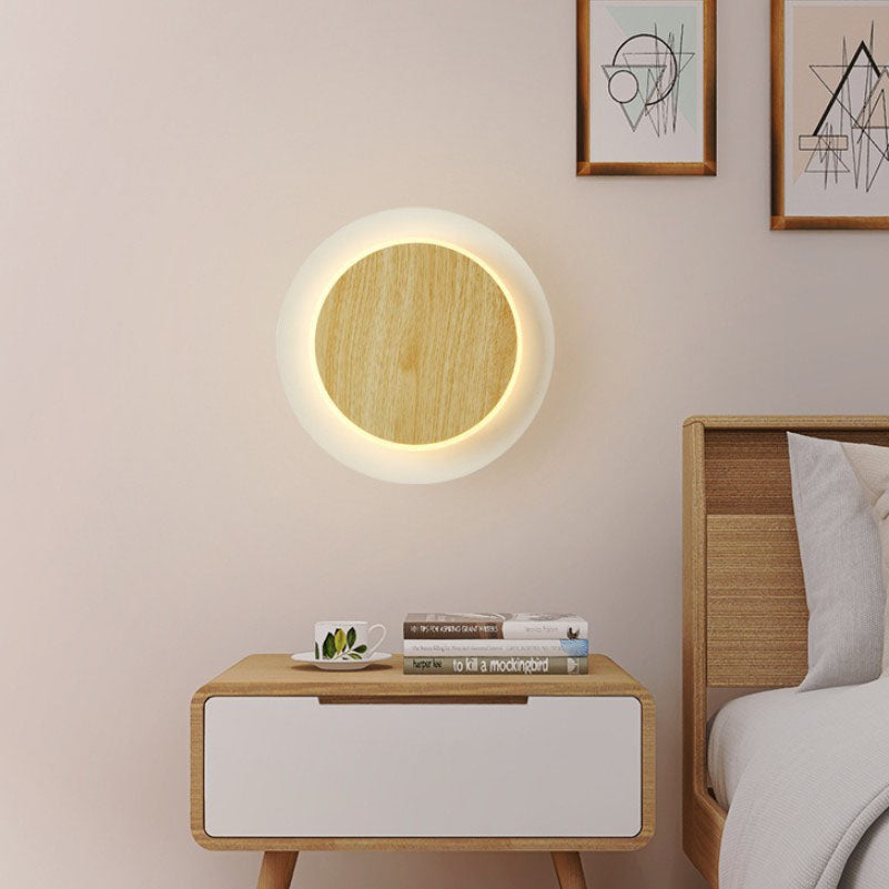 Lámpara Aplique de Pared LED Cuadrada Redonda Minimalista Nórdica 