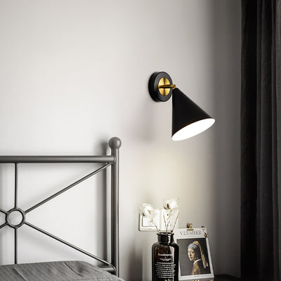 Nordic Minimalist Solid Color Rotatable 1-Light Wall Sconce Lamp