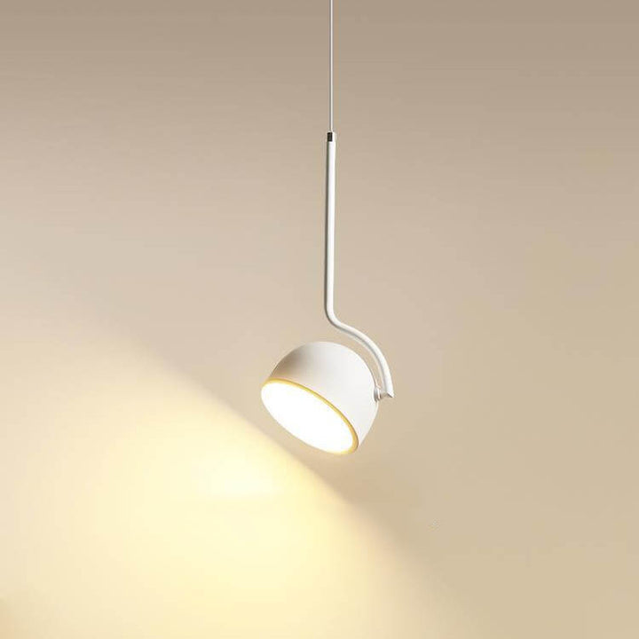 Lámpara colgante LED redonda minimalista nórdica con rotación multiángulo 