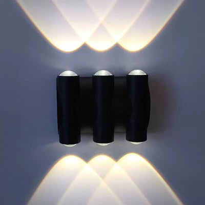 Modern Aluminum Telescope Waterproof Garden LED Outdoor Light Wall Sconce Lamp