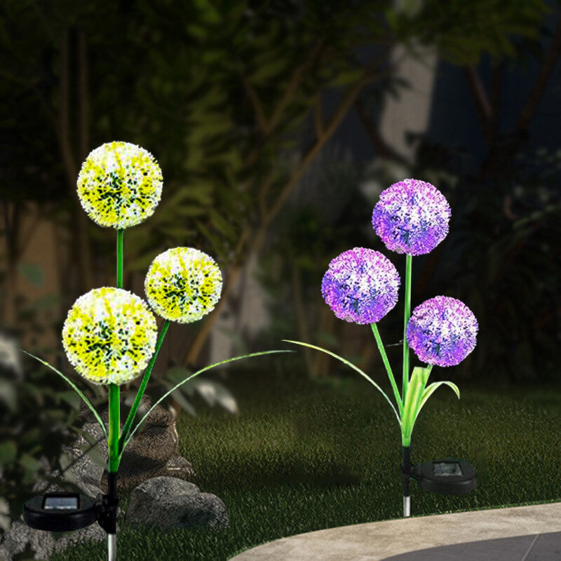 Solar Simulation Löwenzahn Design LED Außenrasenlicht 