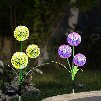 Solar Simulation Dandelion Design LED Outdoor Lawn Light