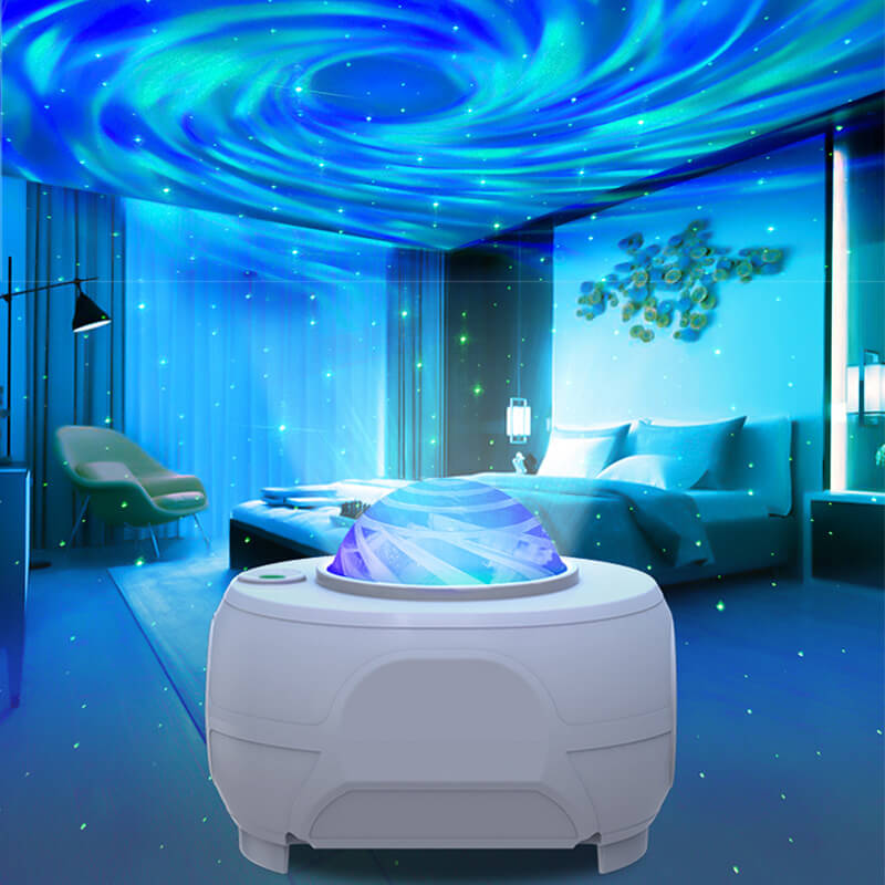 Luz de Proyección de Galaxia Creativa LED Atmosphere Luz de Proyección de Música Bluetooth 