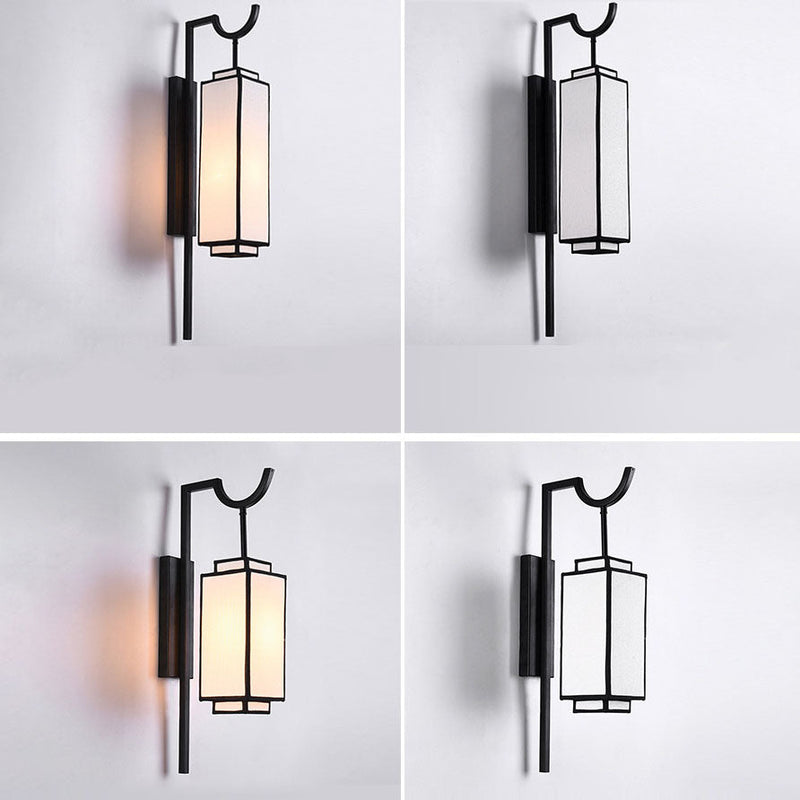 Modern Light Luxury Vintage Iron Cloth 1-Light Wall Sconce Lamp