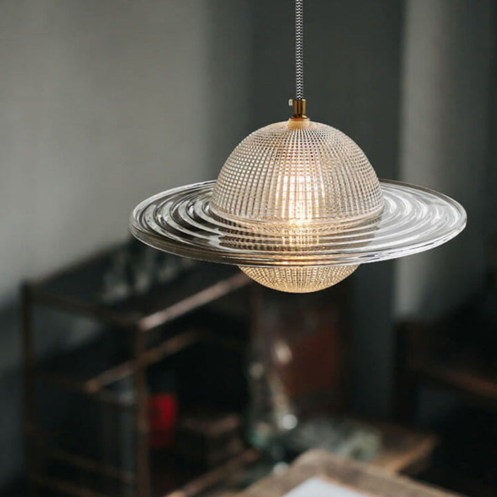 Lampe suspendue LED au design créatif en verre nordique 