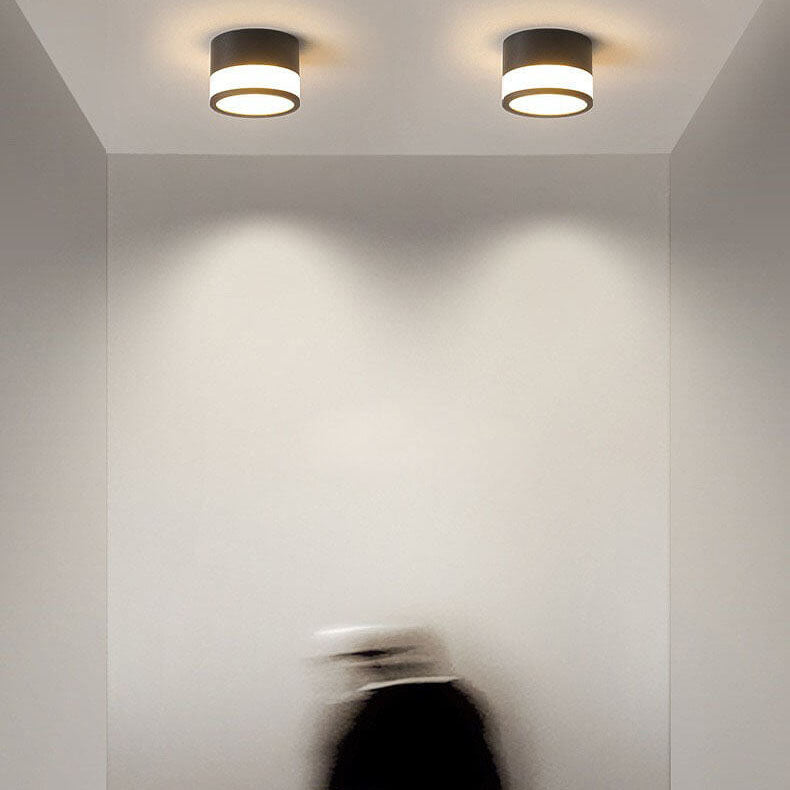 Modern Minimalist 1-Light LED Flush Mount Ceiling Light
