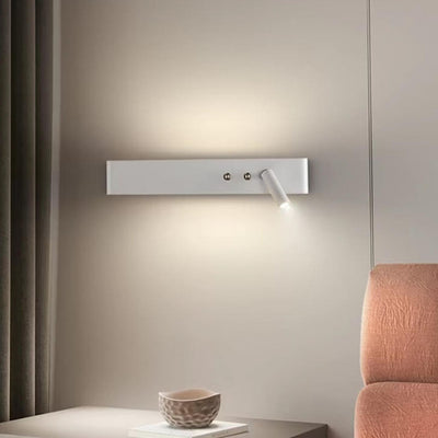 Moderne minimalistische rechteckige Aluminium-Eisen-LED-Wandleuchte 