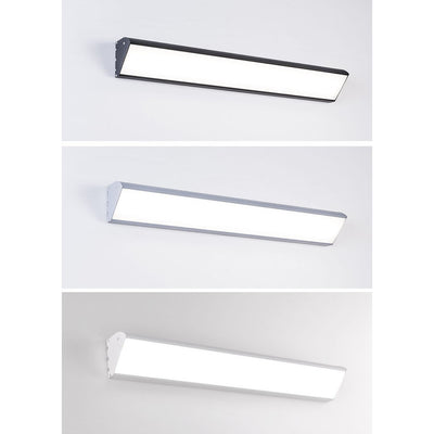 Modern Minimalist Aluminum Acrylic Waterproof Long Outdoor Indoor LED Wall Sconce Lamp