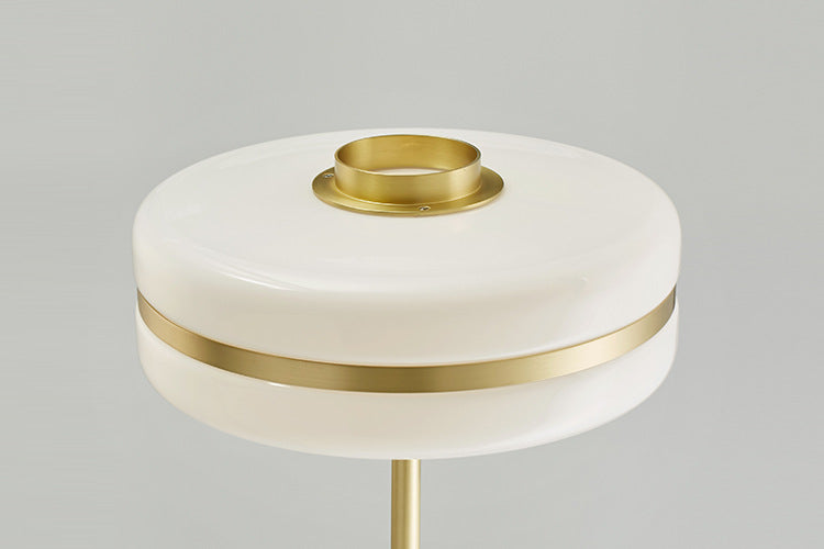 Modern Glass Simple Cylindrical Design 1-Light Table Lamp