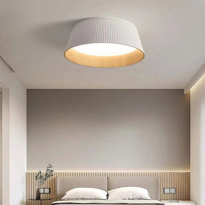 Nordic Minimalist Round LED Iron Pendant Light Flush Mount Lighting