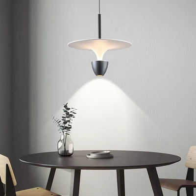 Nordic Creative Round Head LED 1-Light Wrought Iron Pendant Light