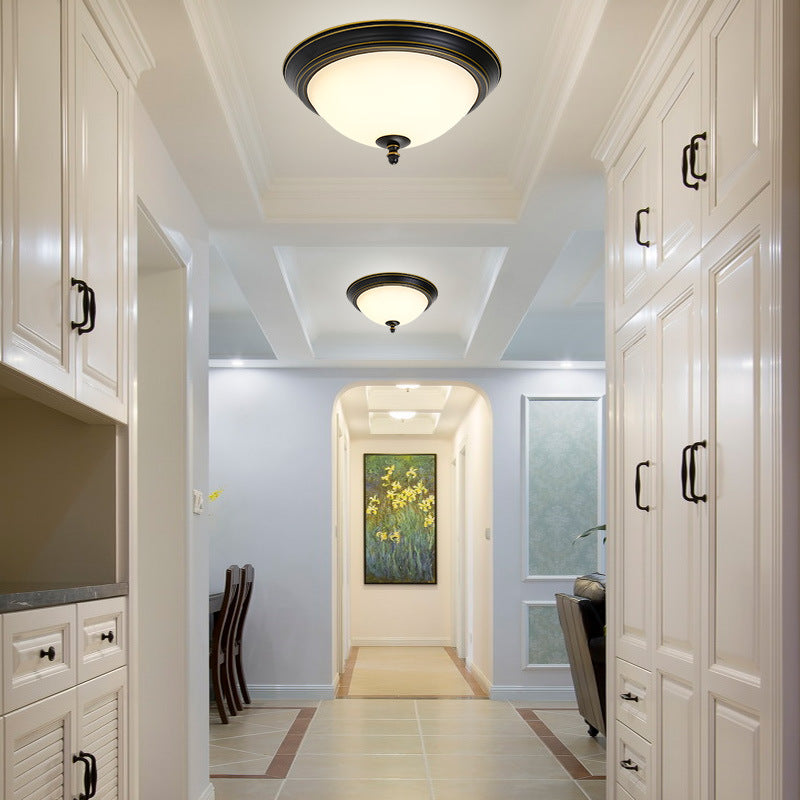 Éclairage encastré LED en fer rustique rétro moderne 