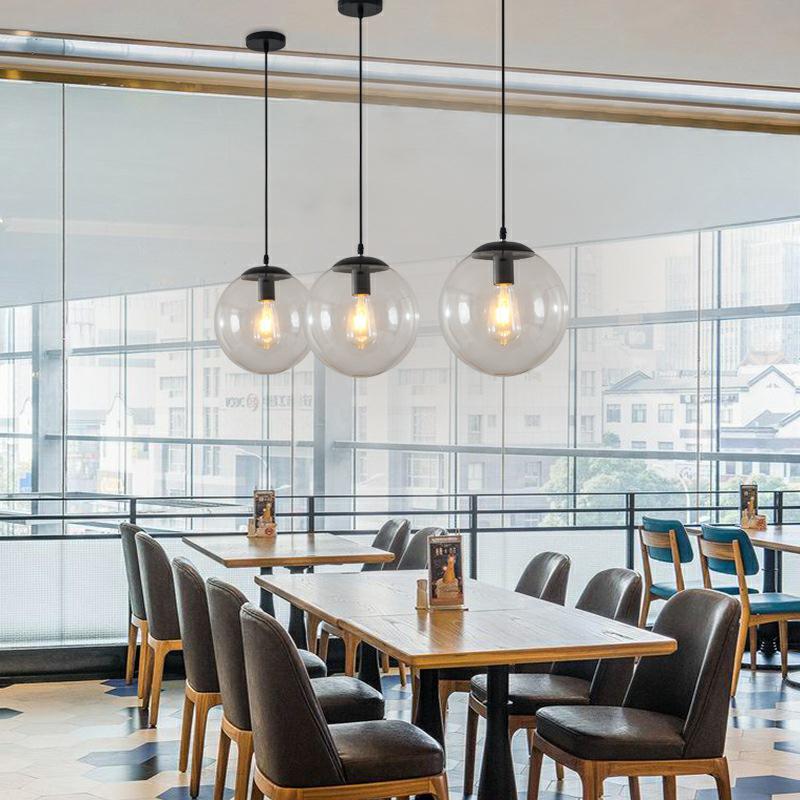 Nordic Modern Minimalist Creative Bubble Transparent 1-Light Pendant Light