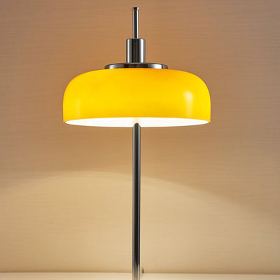 Nordic Vintage Orange Iron Glass 3-Light Table Lamp