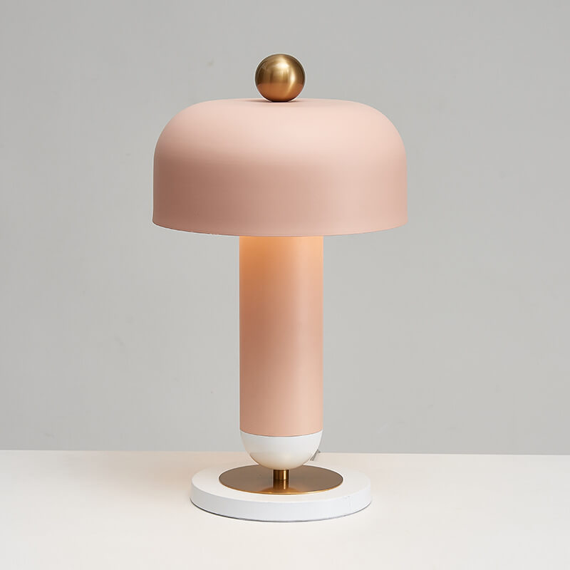 Lampe de table à 2 lumières avec matériel minimaliste nordique 