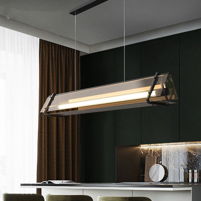 Modern Glass Creative Three-dimensional Triangle Geometric Design 1-Light  Chandelier
