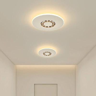 Modern Creative Spotlight Double Circle/Square Design LED Flush Mount Light