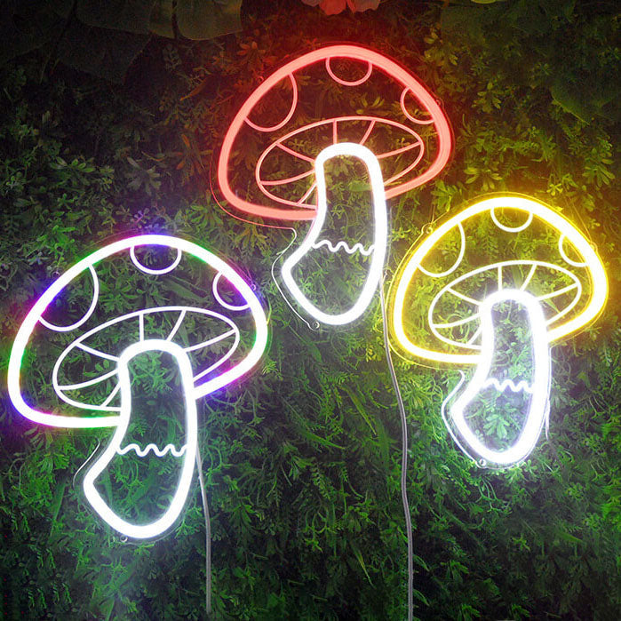 ضوء فطر إبداعي LED USB ضوء نيون زخرفي 