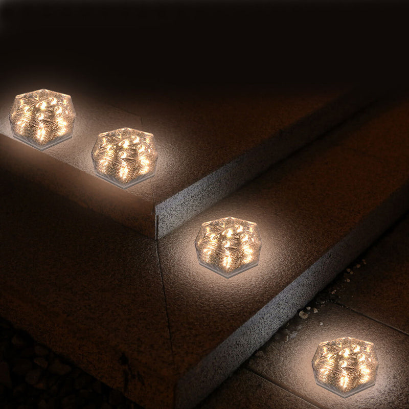 Solar LED Ice Brick Light Lawn Decorative Garden Light