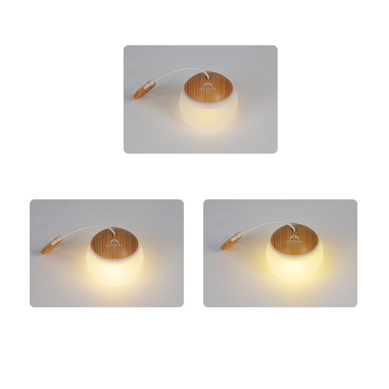 Modernes, minimalistisches, aufhängbares USB-aufladbares Outdoor-LED-Campingzeltlicht 