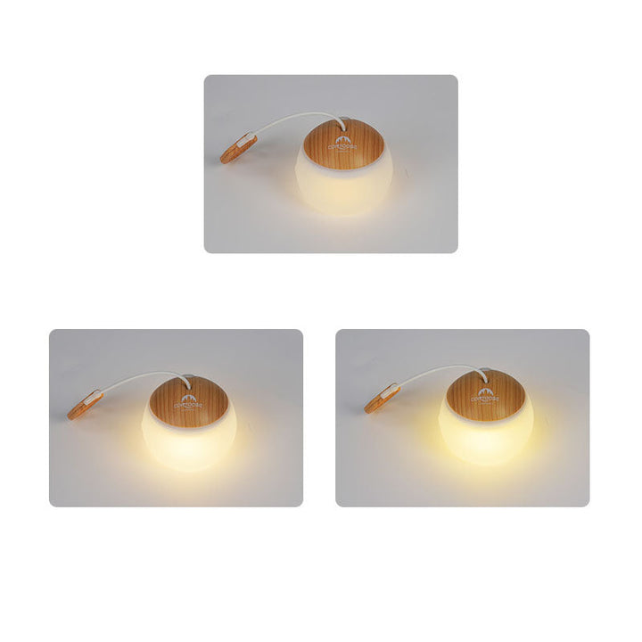 Modernes, minimalistisches, aufhängbares USB-aufladbares Outdoor-LED-Campingzeltlicht 