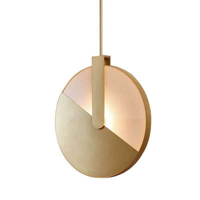 LED-Pendelleuchte im nordischen minimalistischen Scheibendesign 