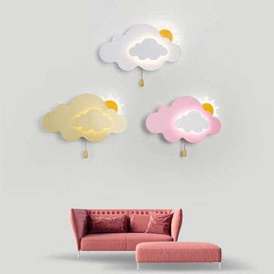 Cartoon kreative Wolken Acryl LED Wandleuchte Lampe 