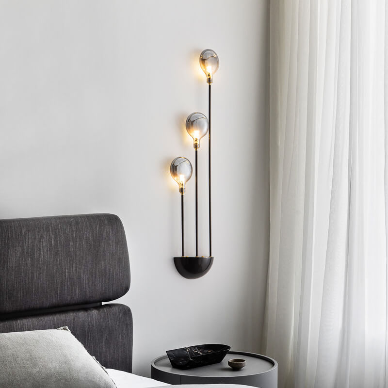 Nordic Minimalist Creativity 3-Light Wall Sconce Lamp