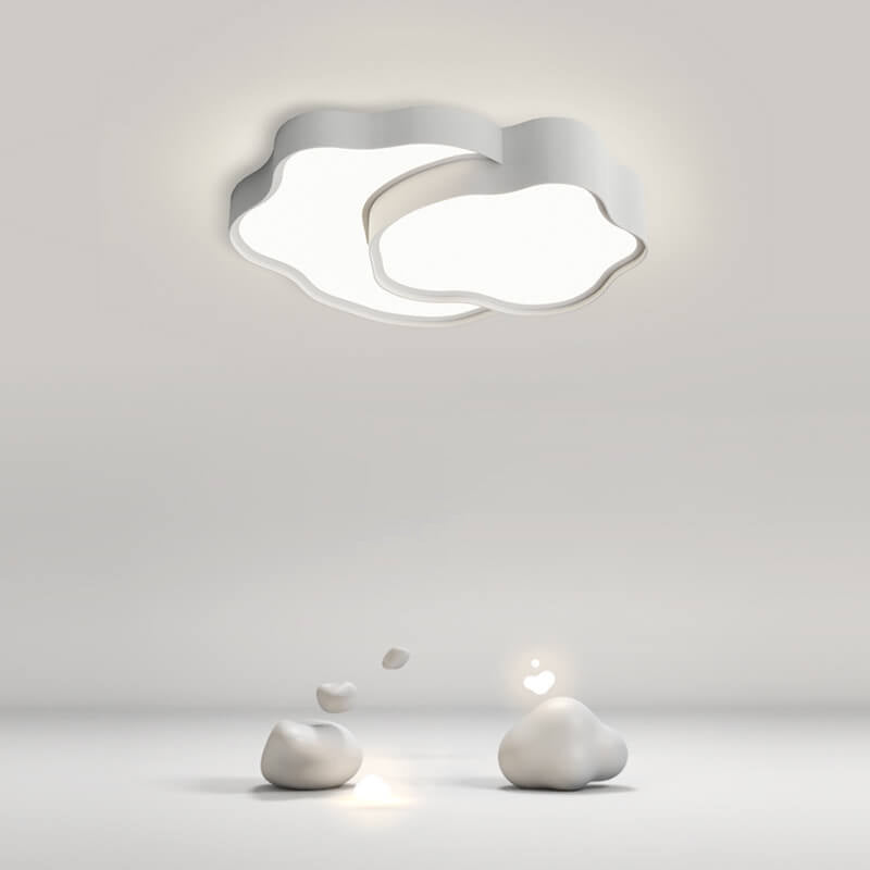Nordic Minimalist Soft Cloud Design LED Flush Mount Ceiling Light