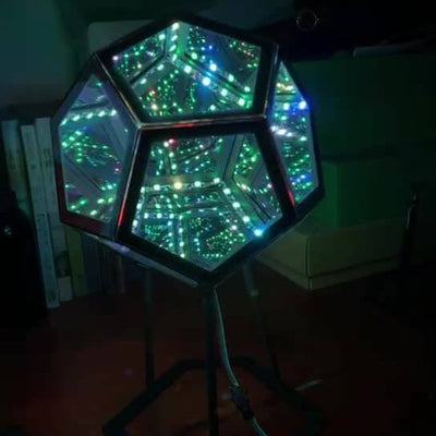 Infinity Dodecahedron LED Night Light Art Table Lamp