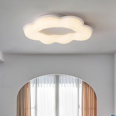 Modern Minimalist Colorful Clouds PE LED Flush Mount Ceiling Light