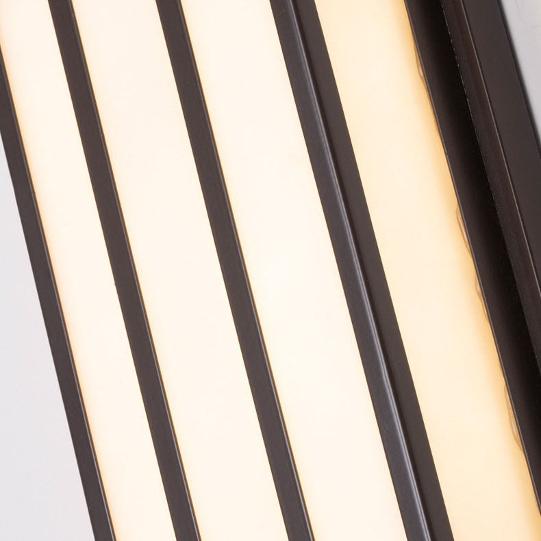 مصباح حائط LED مستطيل بتصميم حديث صيني تقليد الرخام للاستخدام الخارجي 