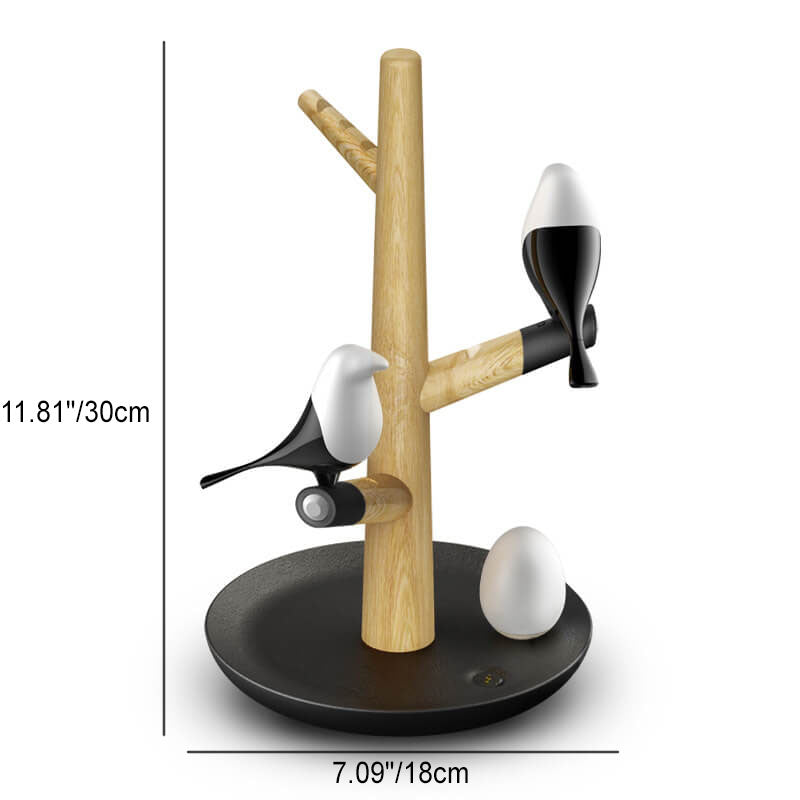 Contemporary Creative Magpie Branch Smart Sensor LED Decorative Table Lamp for Bedroom
