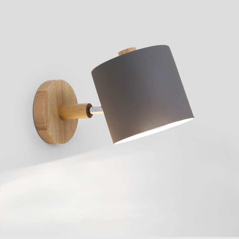 Nordic Macaron Column Shade 1-Light Wall Sconce Lamp