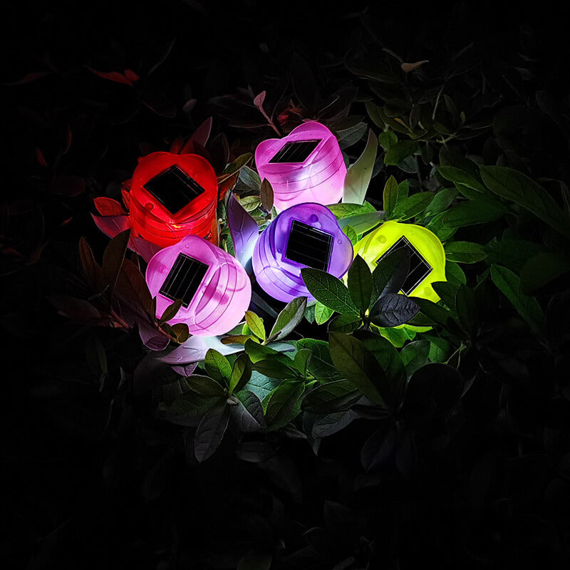 Modern Solar Tulip Flower Light LED Garden Decorative Ground Light