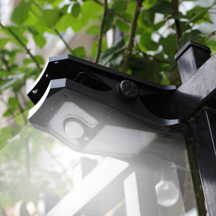 Solar-LED-Clip-Induktions-Garten-Außenlicht-Wandleuchte-Lampe 