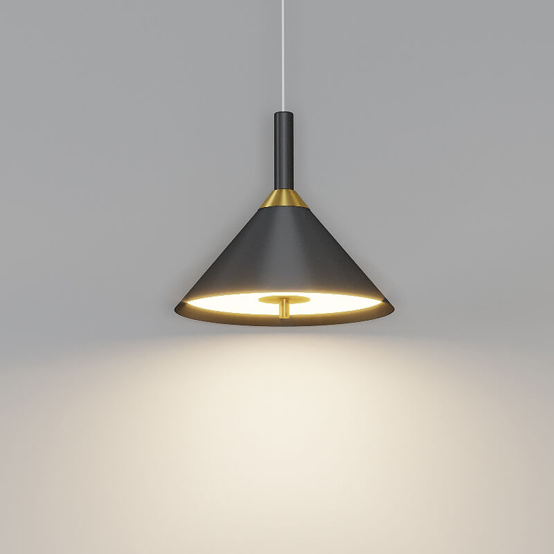 Modern Minimalist Intelligent Touch Lift Iron Acrylic LED Pendant Light