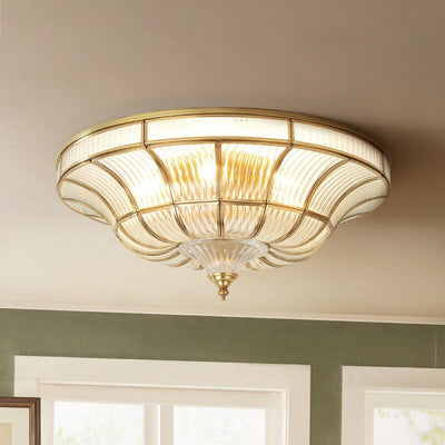 Modern Lights Luxury All-copper 3/6-Light Flush Mount Ceiling Light