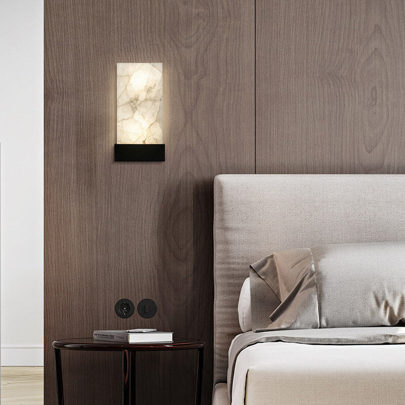 Lampe Applique Murale 1 Lumière en Lucite et Fer de Luxe Nordique 