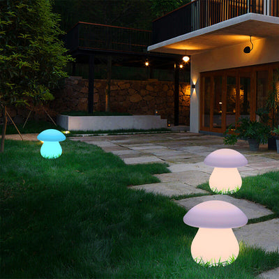 Outdoor Simulation Mushroom PE LED Waterproof Lawn Decorative Landscape Light