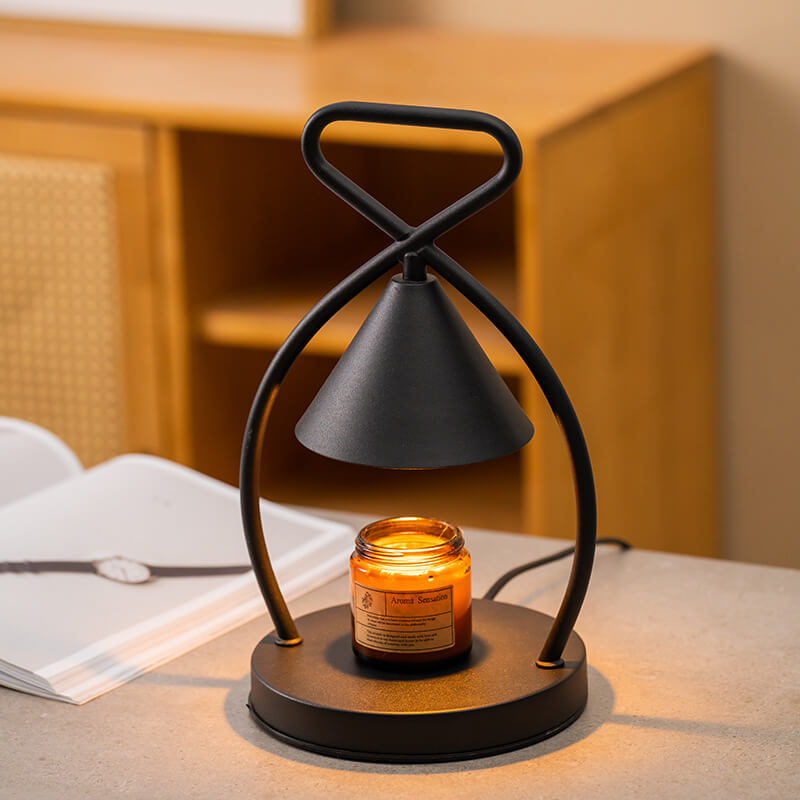 Lampe de Table Nordic Creative Geometric Iron 1 Lumière Cire Fondue 