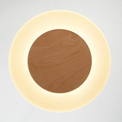 Nordic Creative Round Flying Saucer Flat LED Pendant Light